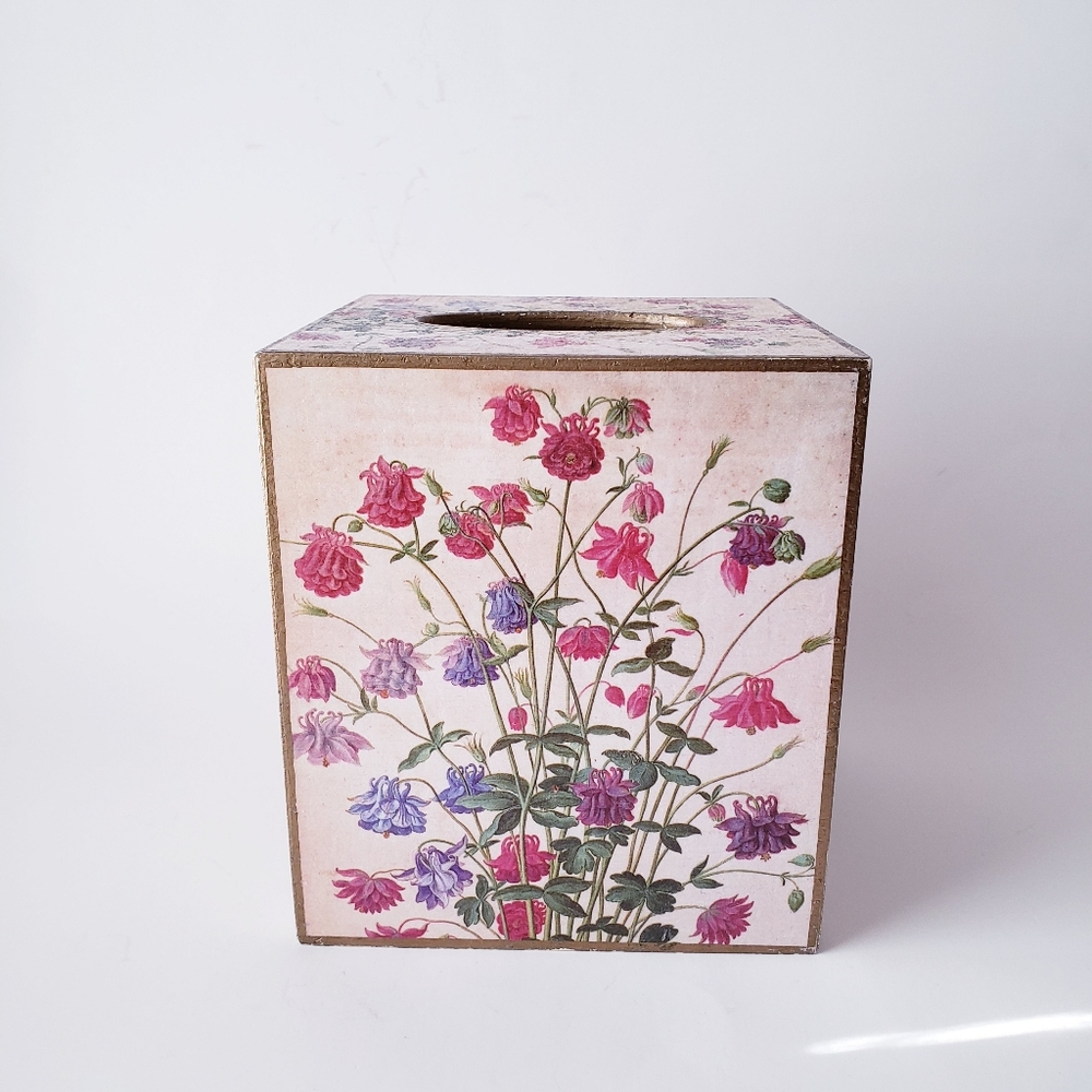 Vintage Floral Tissue Box Cover - Picture 9 of 9